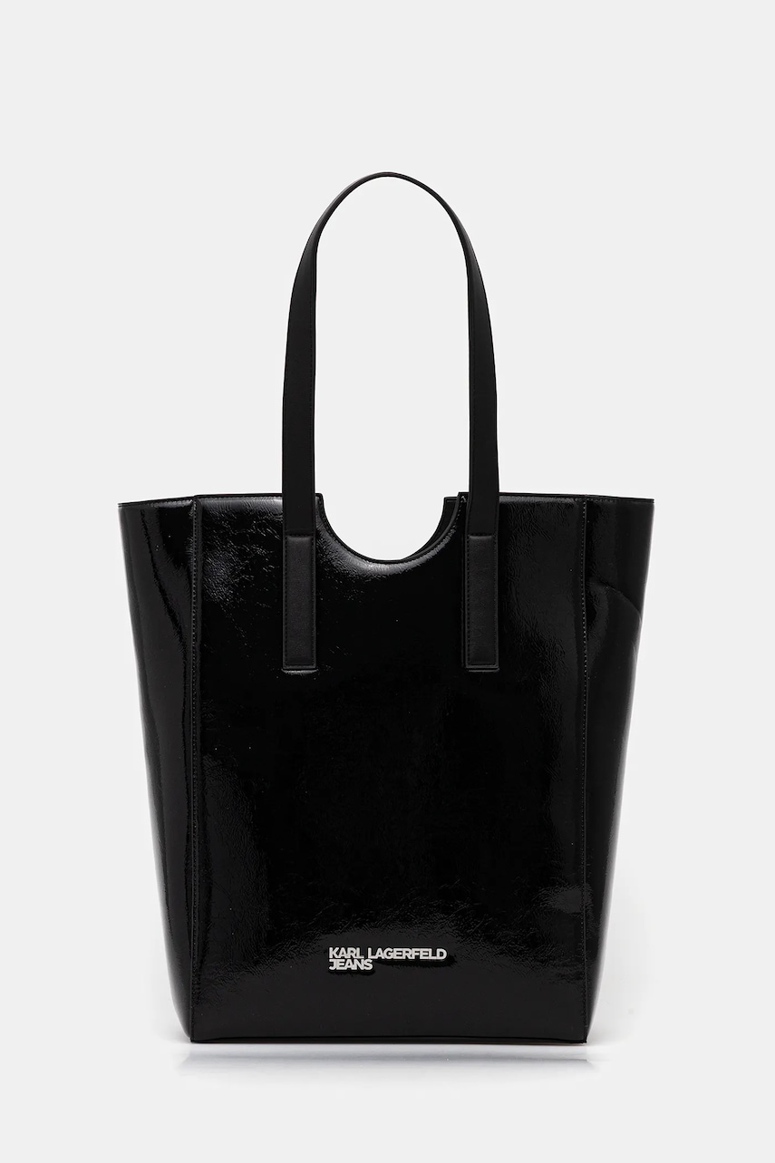 Karl Lagerfeld Jeans poșetă culoarea negru, A4W30167