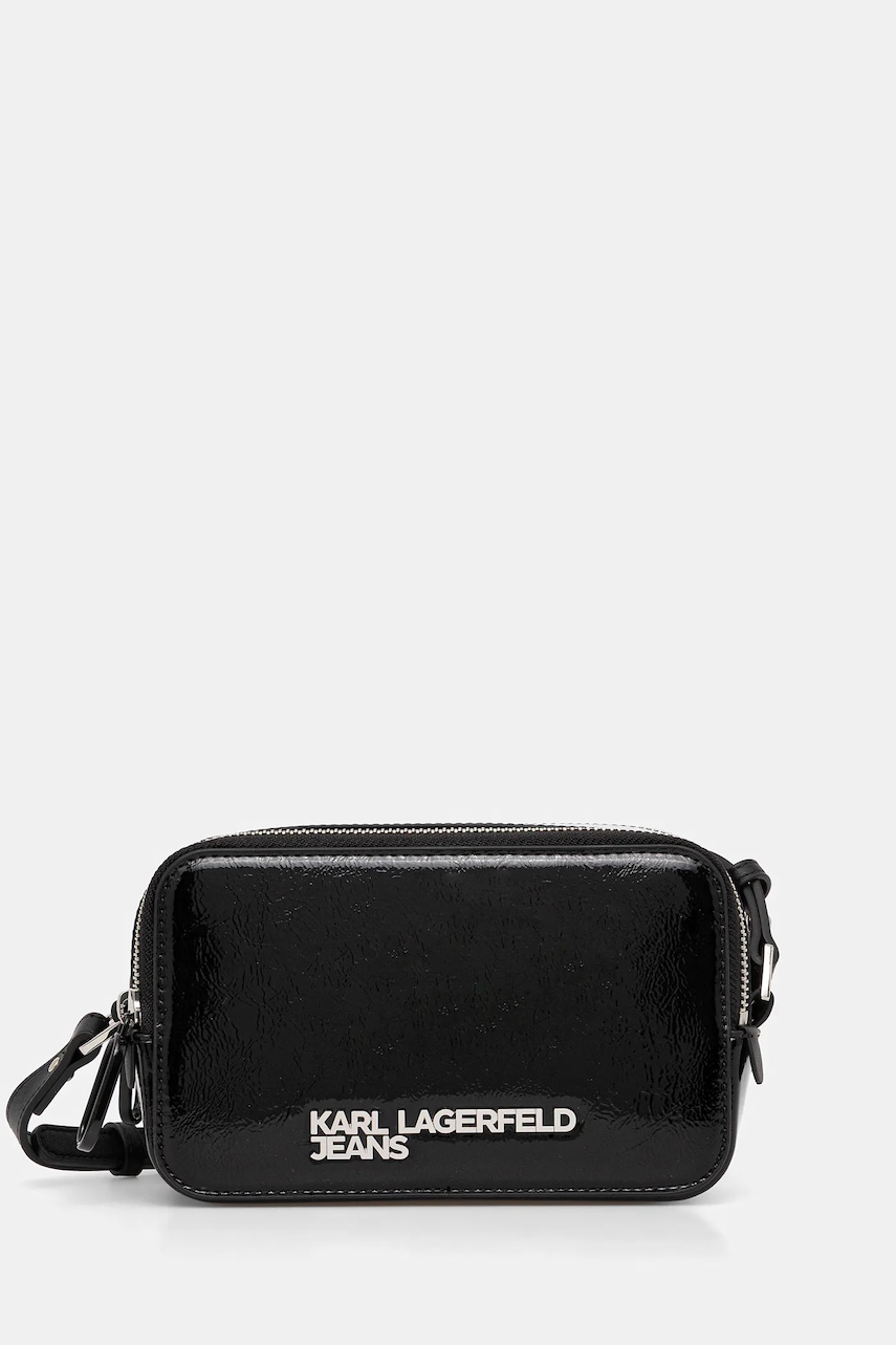Karl Lagerfeld Jeans geantă culoarea negru, A4W30176