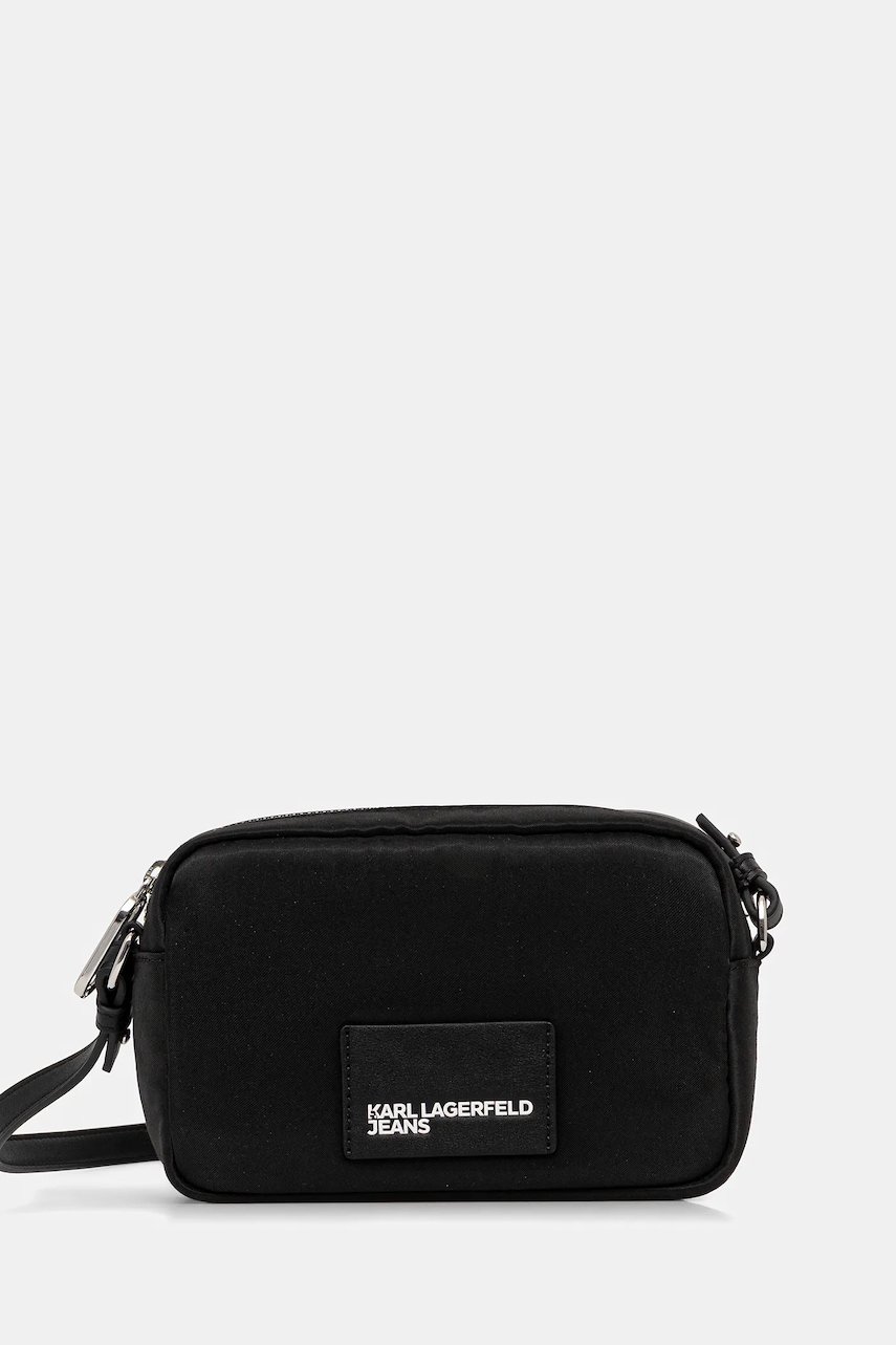 Karl Lagerfeld Jeans poșetă culoarea negru, A4W30279