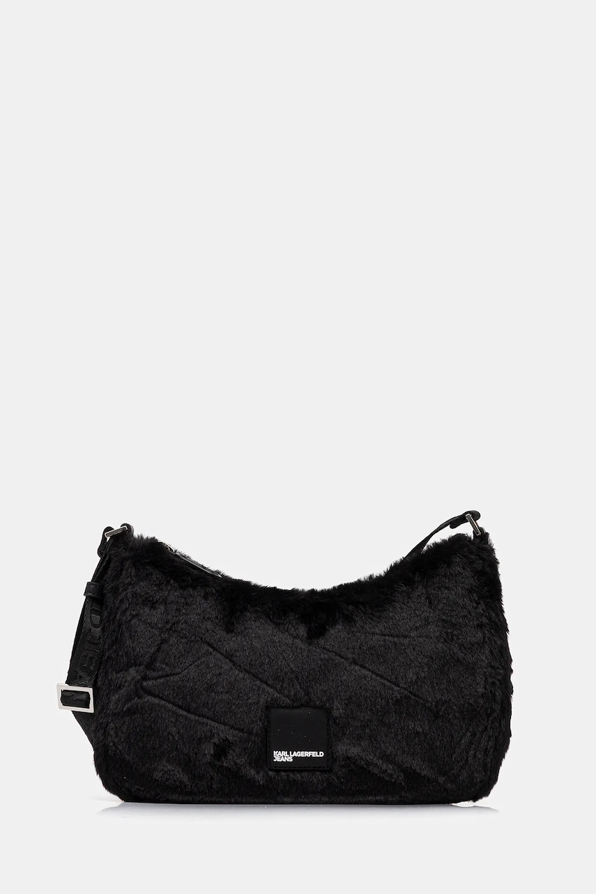 Karl Lagerfeld Jeans poșetă culoarea negru, A4W30214