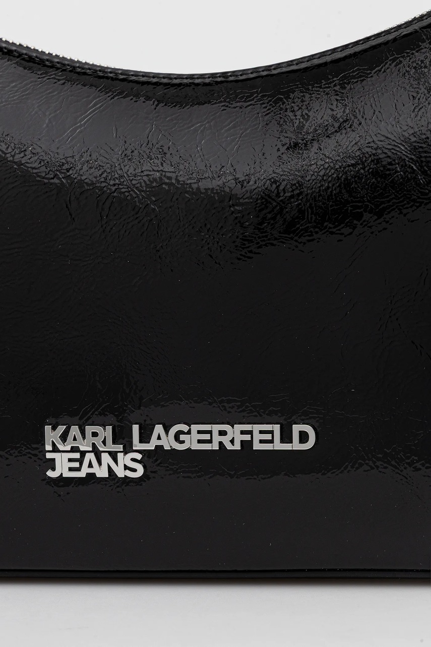 Τσάντα Karl Lagerfeld Jeans χρώμα: μαύρο, A4W30290 φωτογραφία