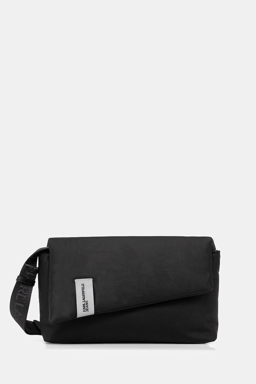 Karl Lagerfeld Jeans poșetă culoarea negru, A4W30179