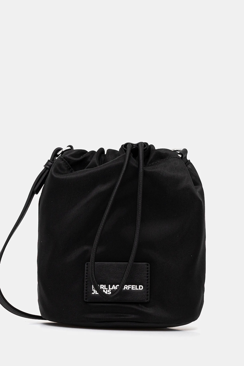 Karl Lagerfeld Jeans poșetă culoarea negru, A4W30211