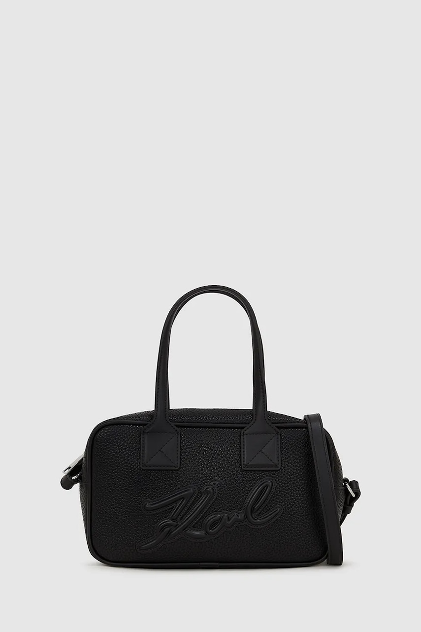 Karl Lagerfeld poșetă culoarea negru, A4W30047