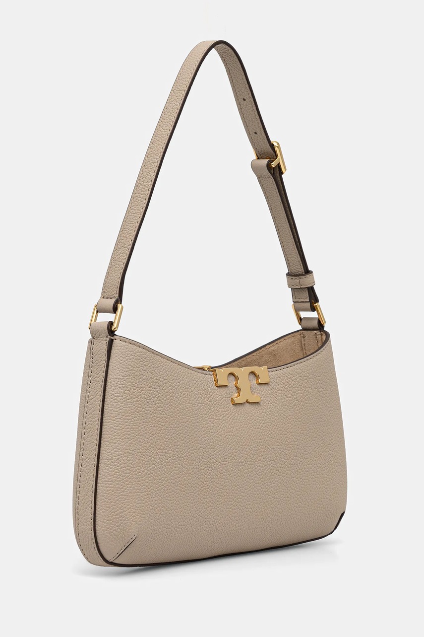 Кожаная сумочка Tory Burch Eleanor Soft Slim цвет бежевый 174850.250 Кожаная сумочка Tory Burch Eleanor Soft Slim цвет бежевый 174850.250