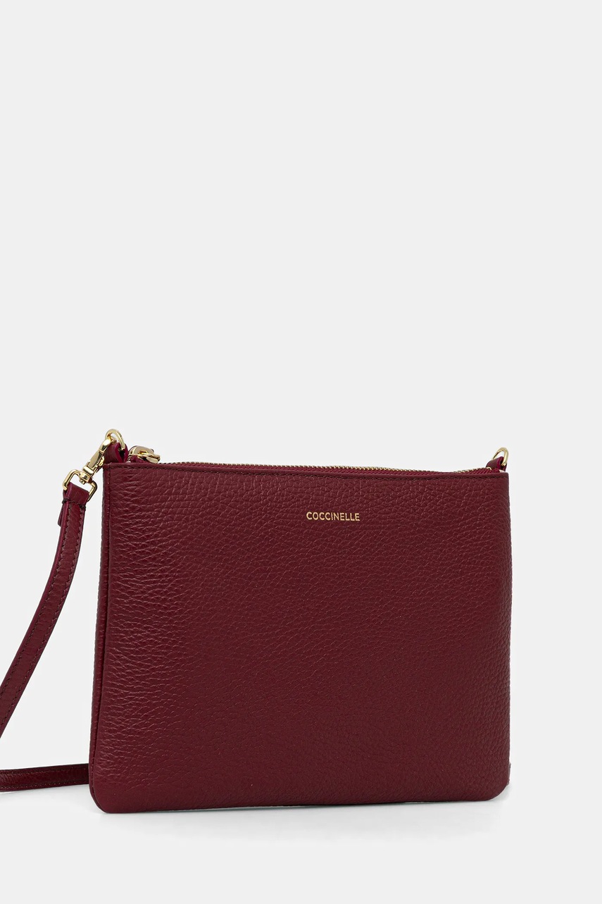 Кожаная сумочка Coccinelle BEST CROSSBODY цвет бордовый E5.MMA.55.F5.01
