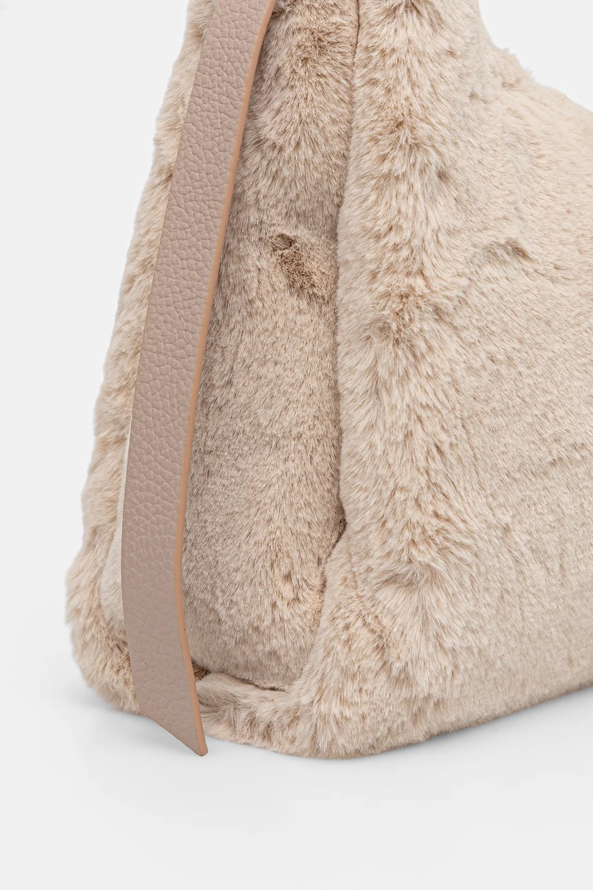 Τσάντα Coccinelle BOHEME χρώμα: μπεζ, E1.T69.13.03.01 φωτογραφία