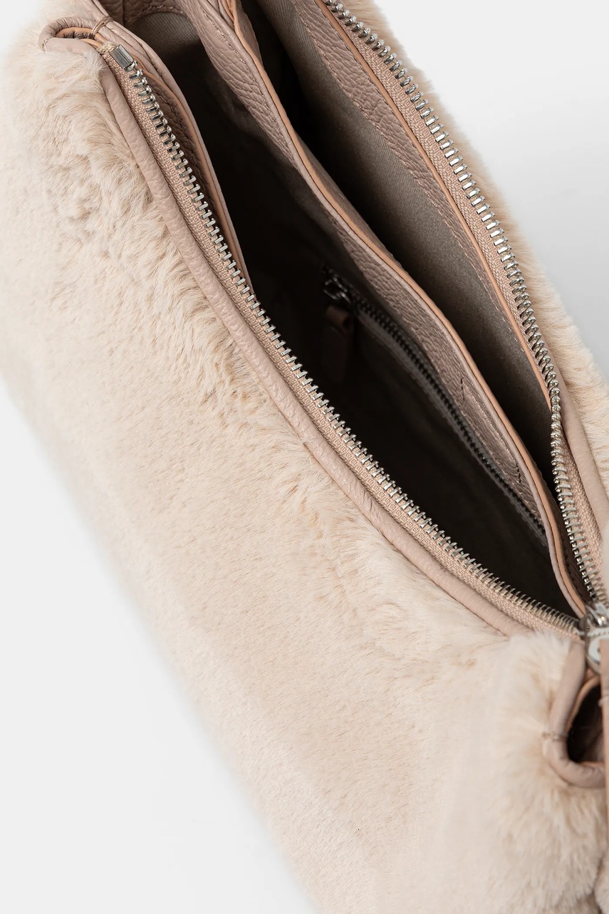 Τσάντα Coccinelle BOHEME χρώμα: μπεζ, E1.T69.13.03.01 φωτογραφία