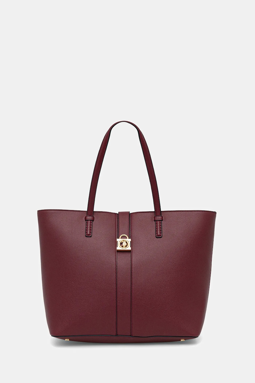 U.S. Polo Assn. geantă Winterberry culoarea bordo, BIUWZ8857WVP