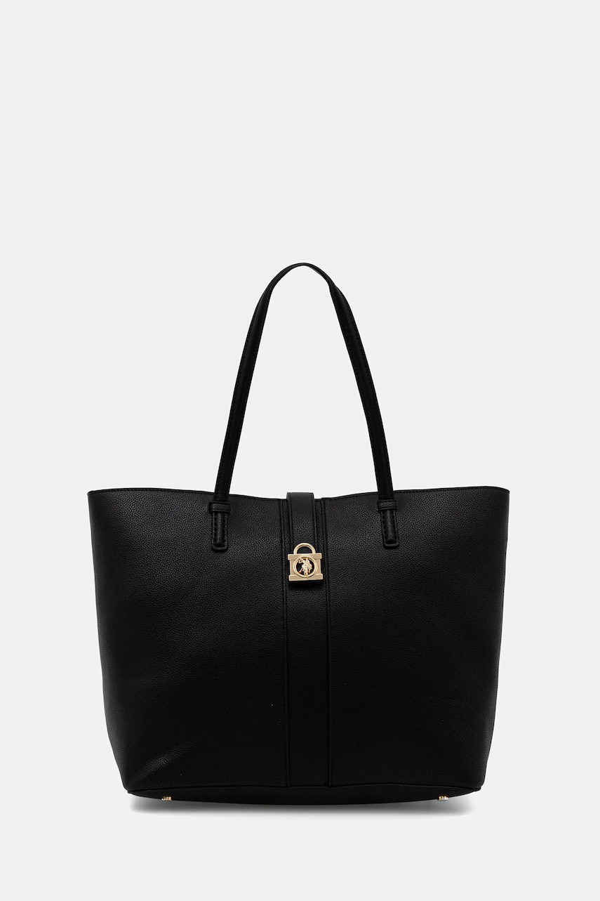 U.S. Polo Assn. geantă Winterberry culoarea negru, BIUWZ8857WVP