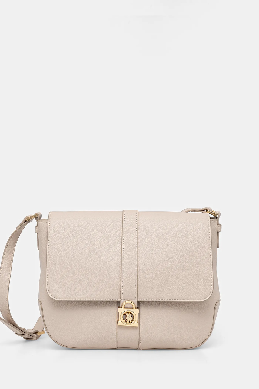 U.S. Polo Assn. poșetă Winterberry culoarea bej, BIUWZ8858WVP