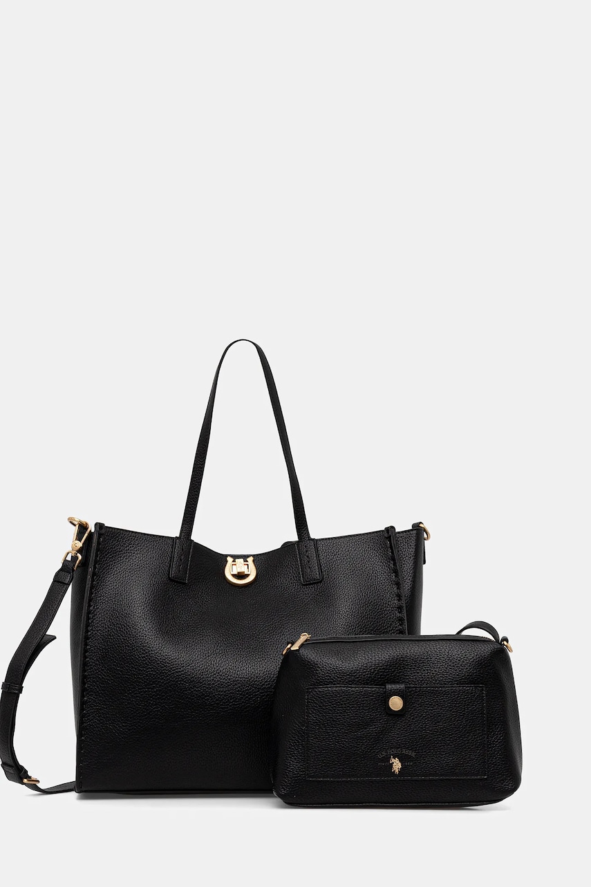 U.S. Polo Assn. geantă Middleton culoarea negru, BIU0M8868WVP
