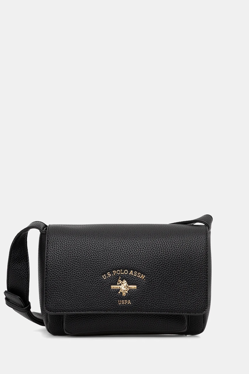 U.S. Polo Assn. poșetă Stanford culoarea negru, BIUSS8880WVP