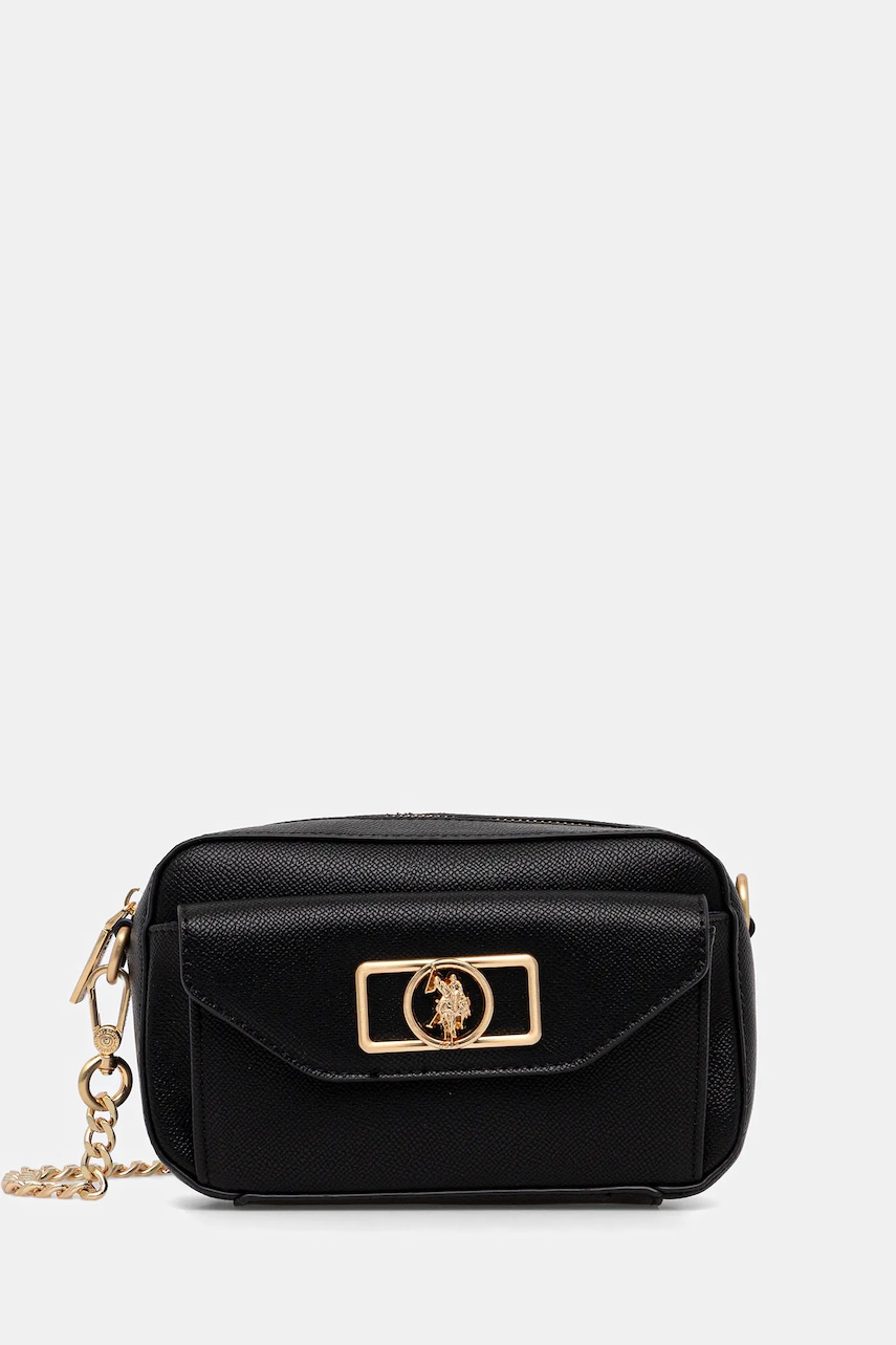 U.S. Polo Assn. poșetă Jones culoarea negru, BIUJ88888WVP