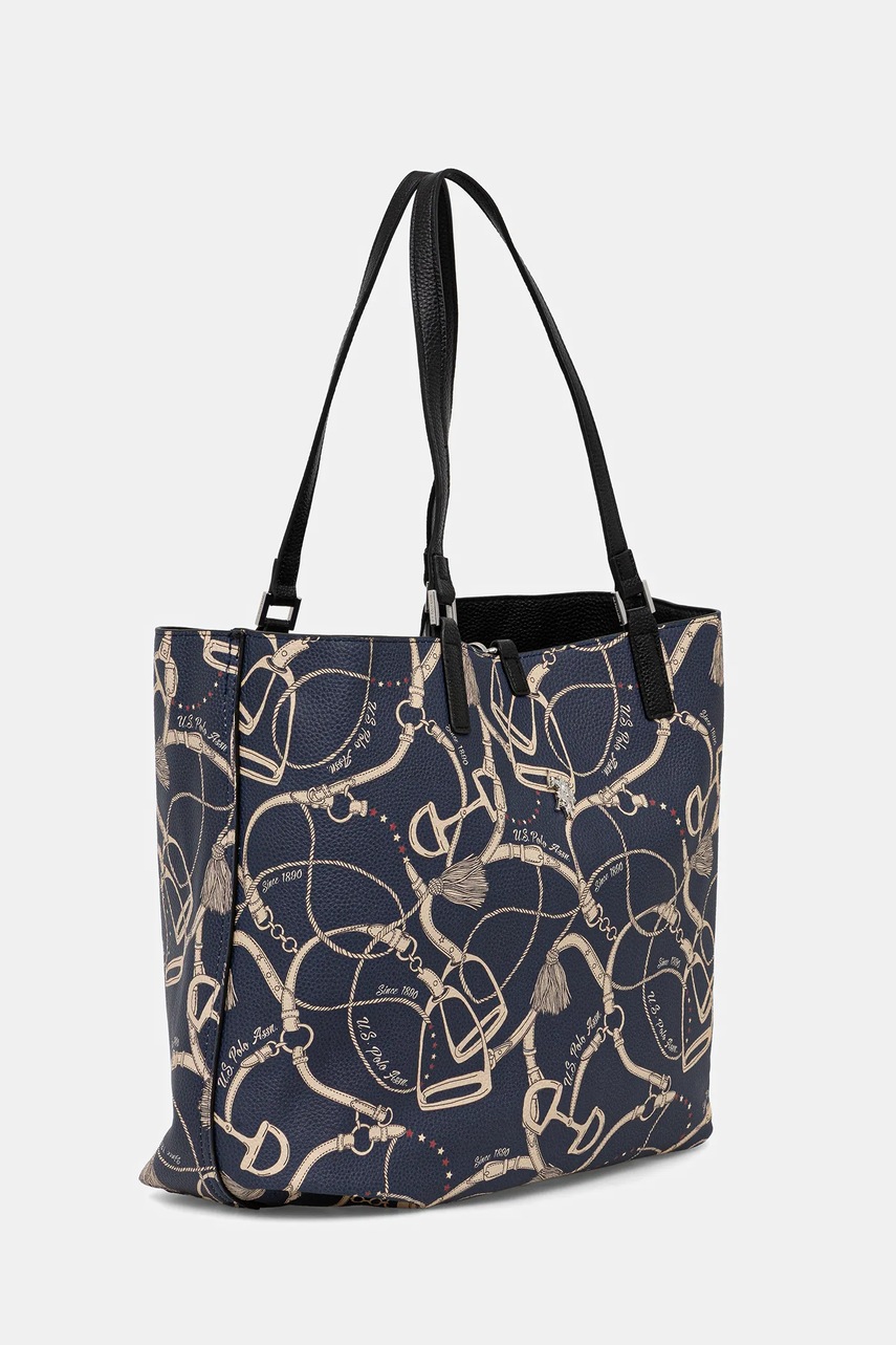 Двусторонняя сумочка U.S. Polo Assn. Rogersville цвет чёрный BIURR8906WVP