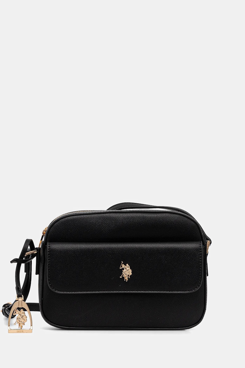 U.S. Polo Assn. poșetă Jones culoarea negru, BEUJE8656WVP