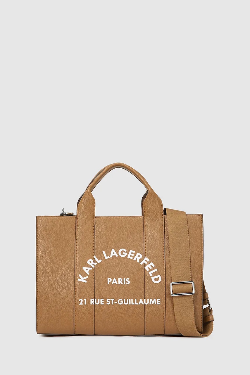 Karl Lagerfeld poșetă culoarea maro, A4W30264