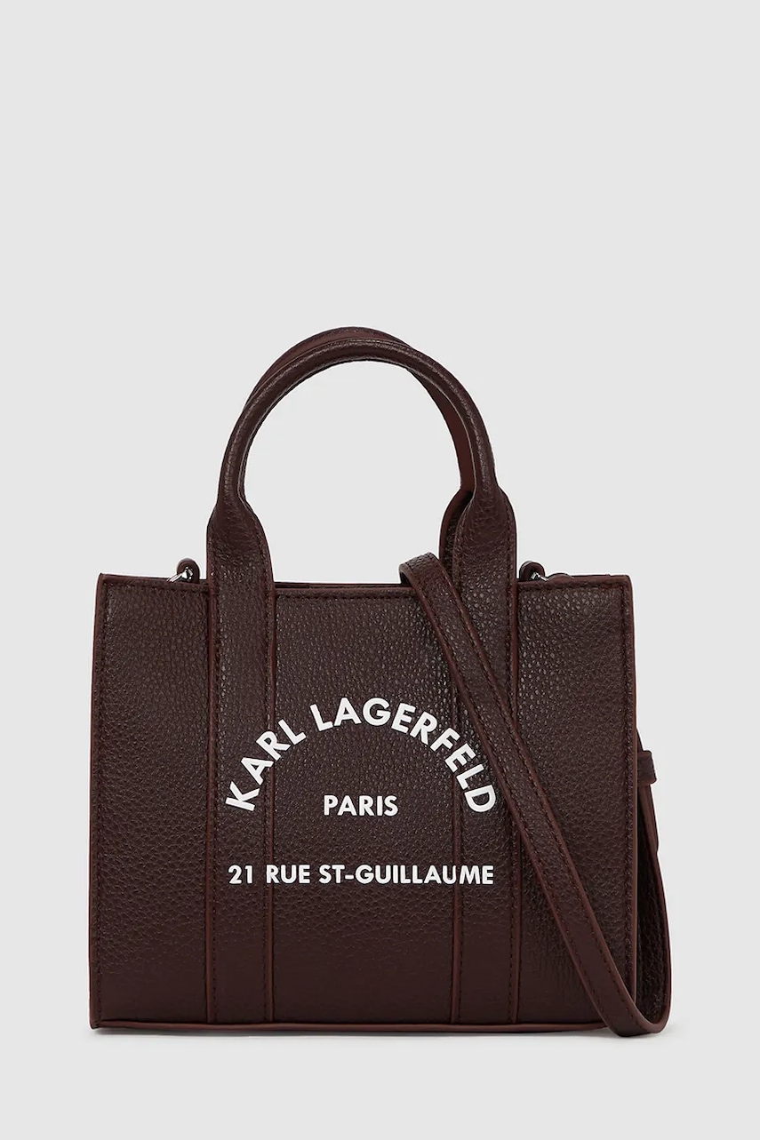 Karl Lagerfeld poșetă culoarea bordo, A4W30266