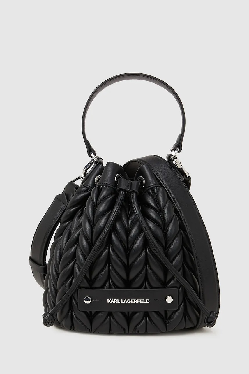 Karl Lagerfeld poșetă culoarea negru, A4W30074