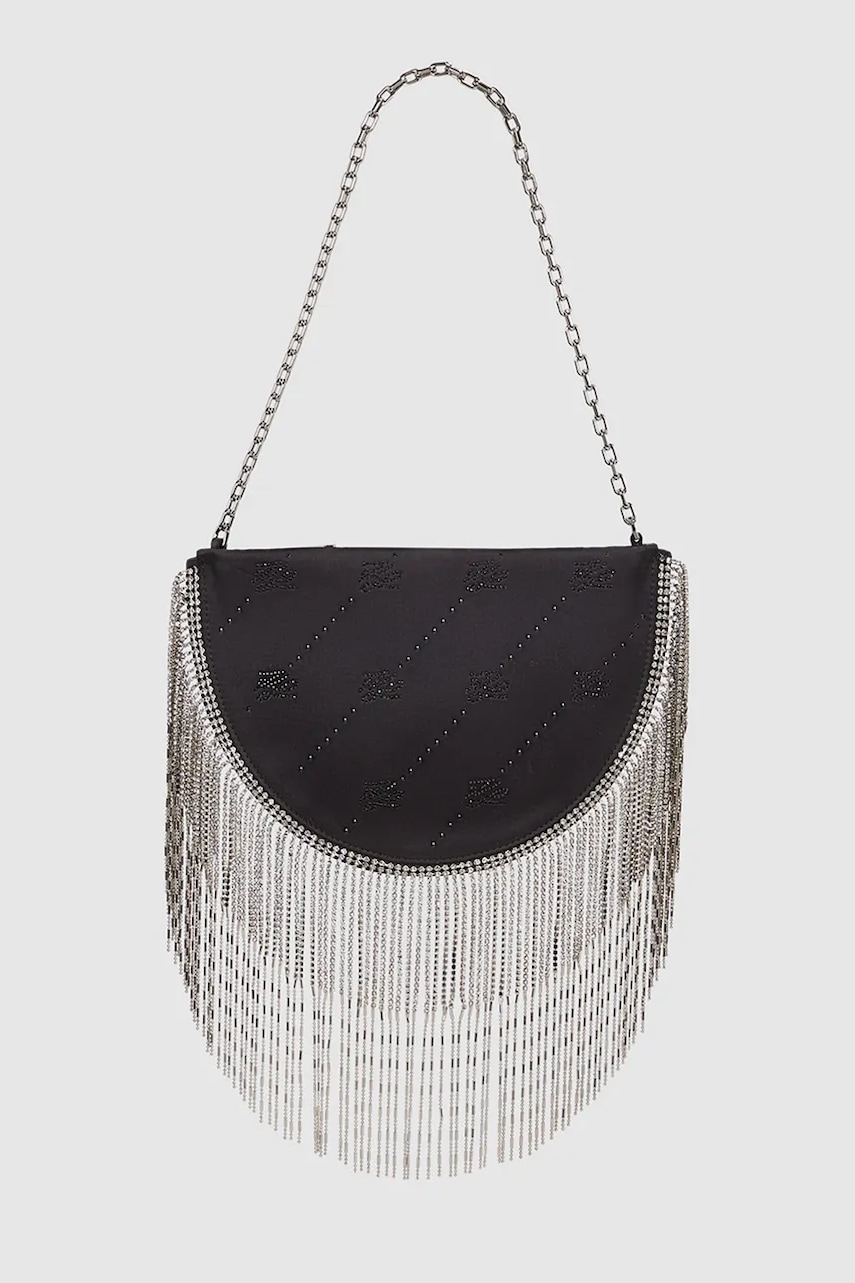 Karl Lagerfeld poșetă culoarea negru, A4W30111