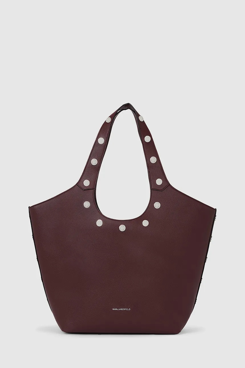 Karl Lagerfeld poșetă culoarea bordo, A4W30120