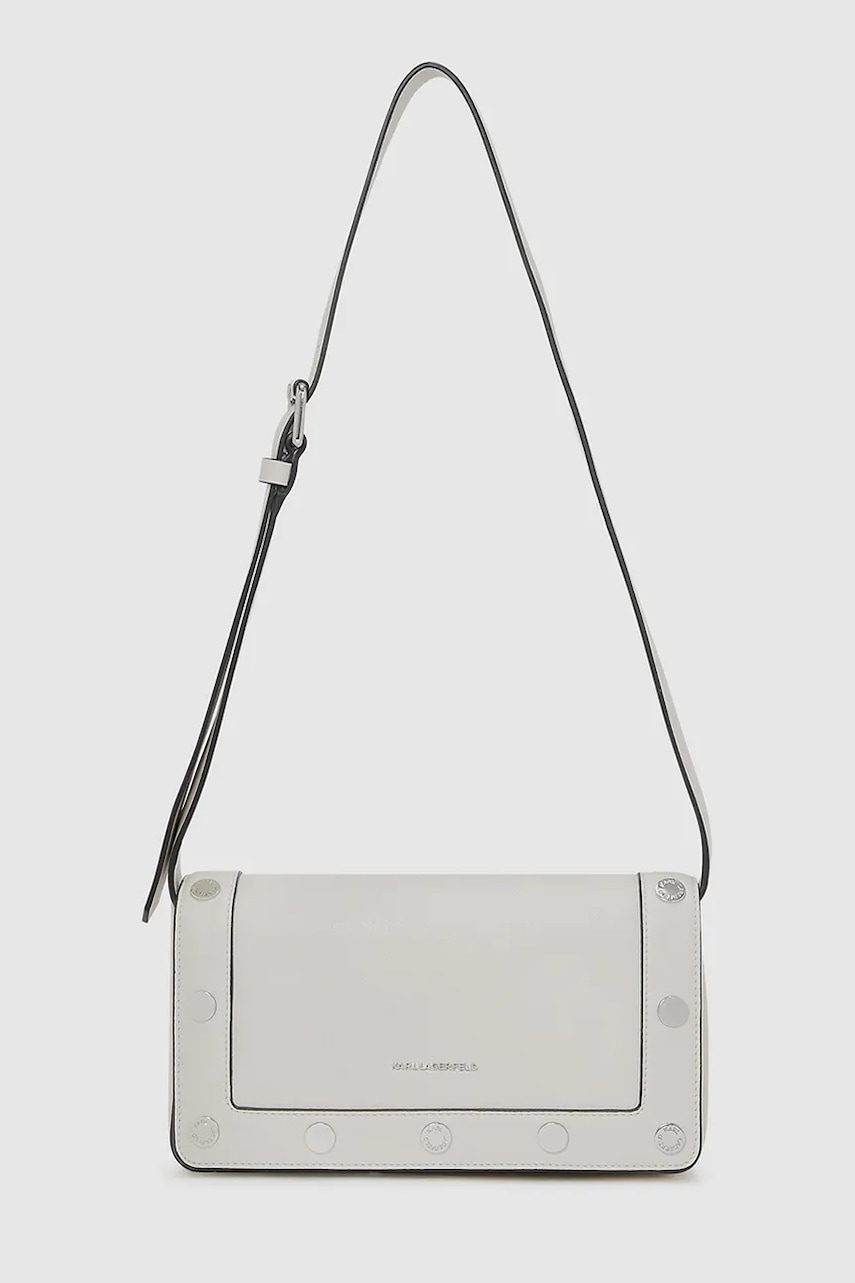 Karl Lagerfeld poșetă culoarea bej, A4W30121