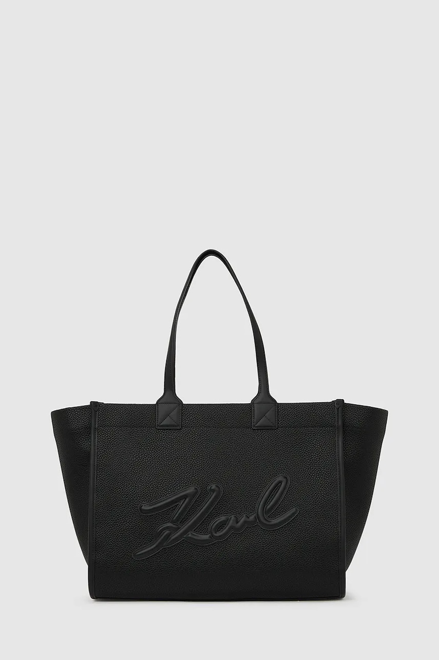 Karl Lagerfeld poșetă culoarea negru, A4W30257