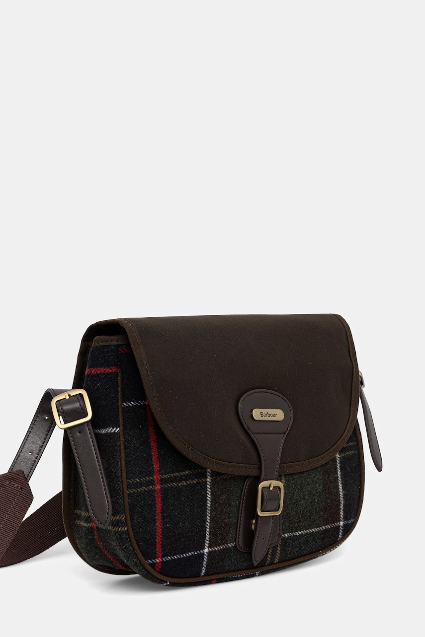 Сумка с добавлением шерсти Barbour цвет зелёный LBA0479 Сумка с добавлением шерсти Barbour цвет зелёный LBA0479
