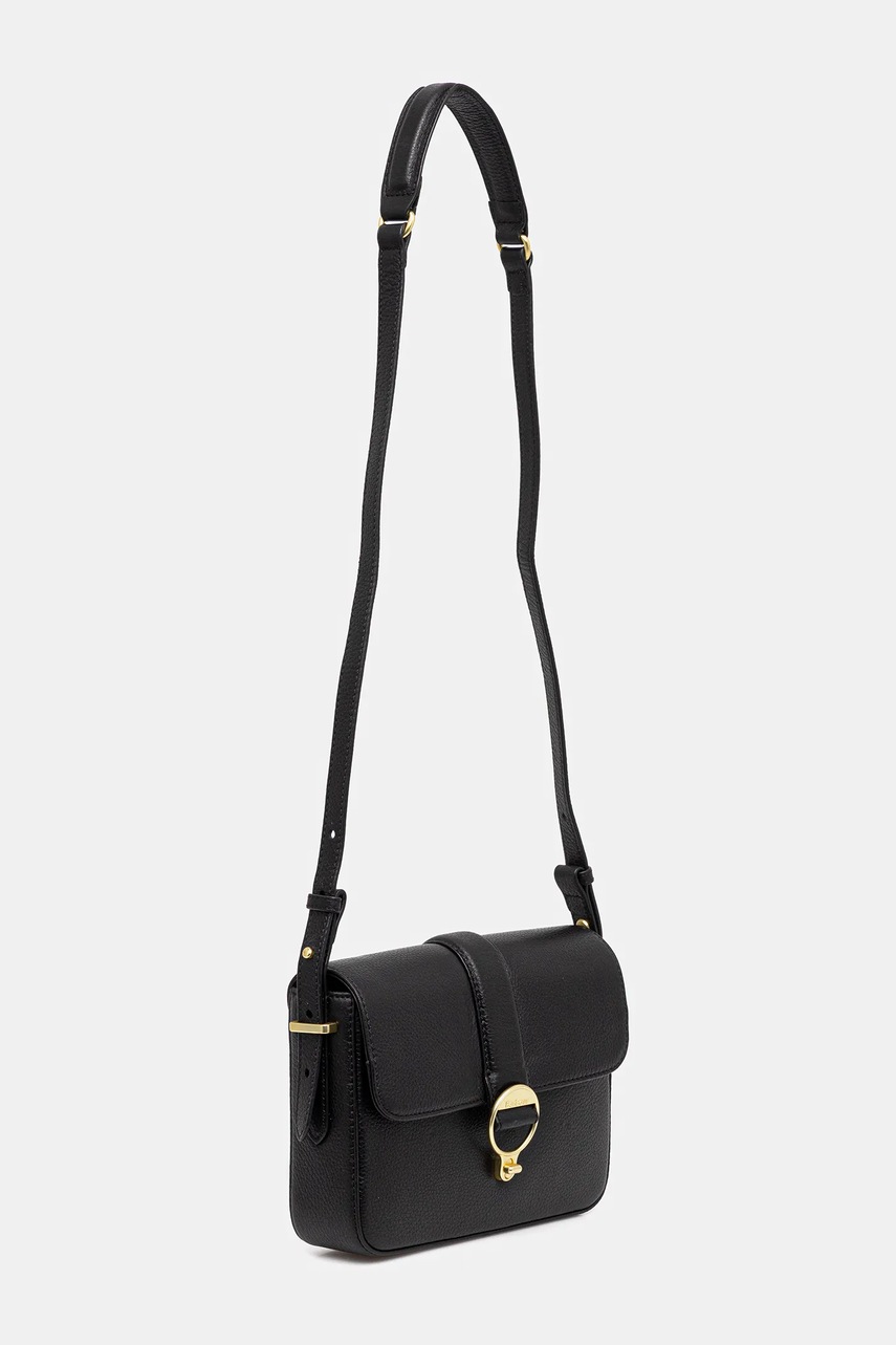 Кожаная сумочка Barbour цвет чёрный LBA0491