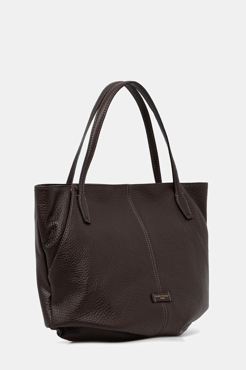Кожаная сумочка Gianni Chiarini NATASHA цвет коричневый BS.11819.TKL Кожаная сумочка Gianni Chiarini NATASHA цвет коричневый BS.11819.TKL