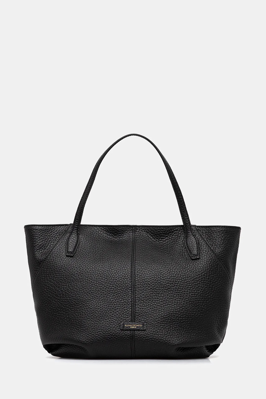 Gianni Chiarini poșetă de piele NATASHA culoarea negru, BS.11819.TKL