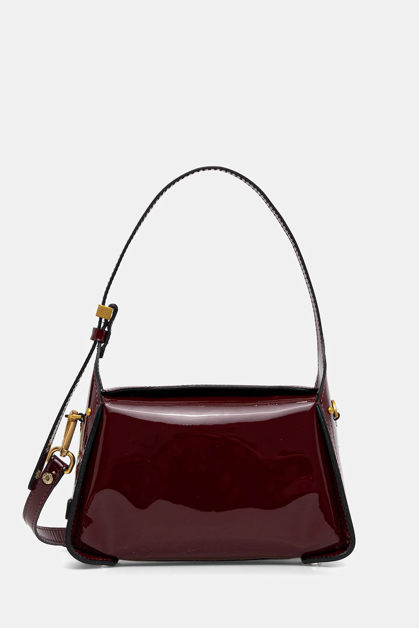 Gianni Chiarini poșetă de piele PENELOPE culoarea bordo, BS.11869.VRPIU