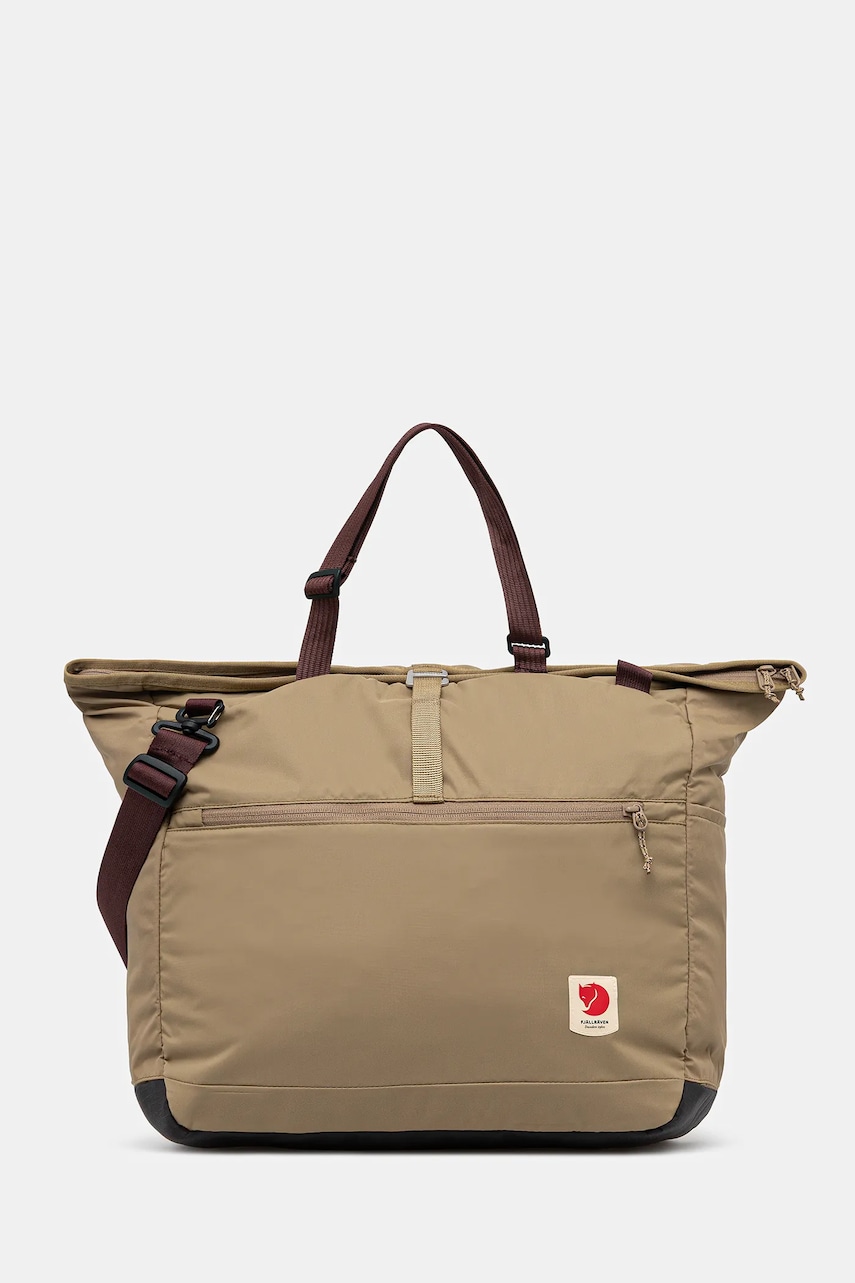 Fjallraven poșetă High Coast Tote 30L culoarea bej, F23200331