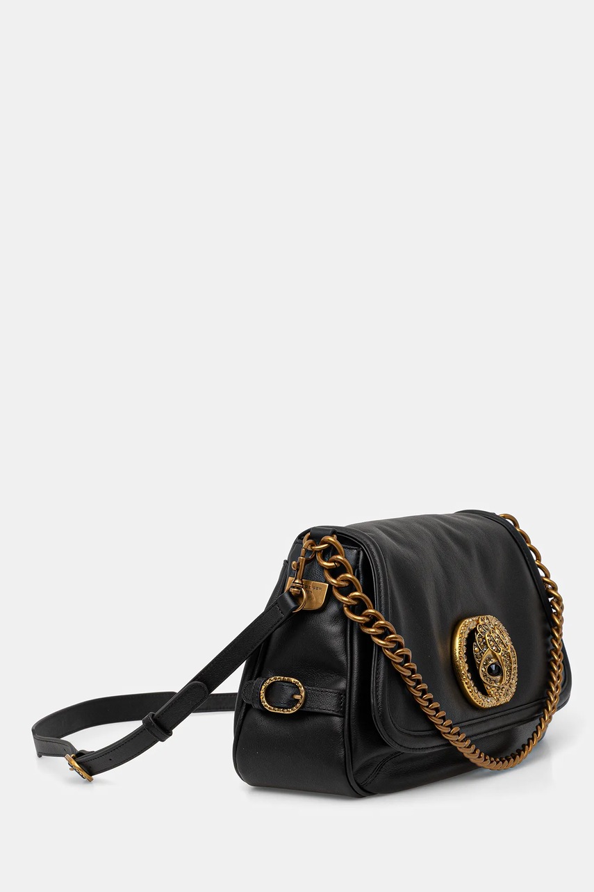 Кожаная сумочка Kurt Geiger London CHELSEA цвет чёрный 5045300189