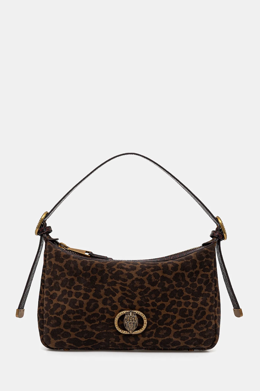 Kurt Geiger London poșetă de piele CHELSEA culoarea maro, 4979135289