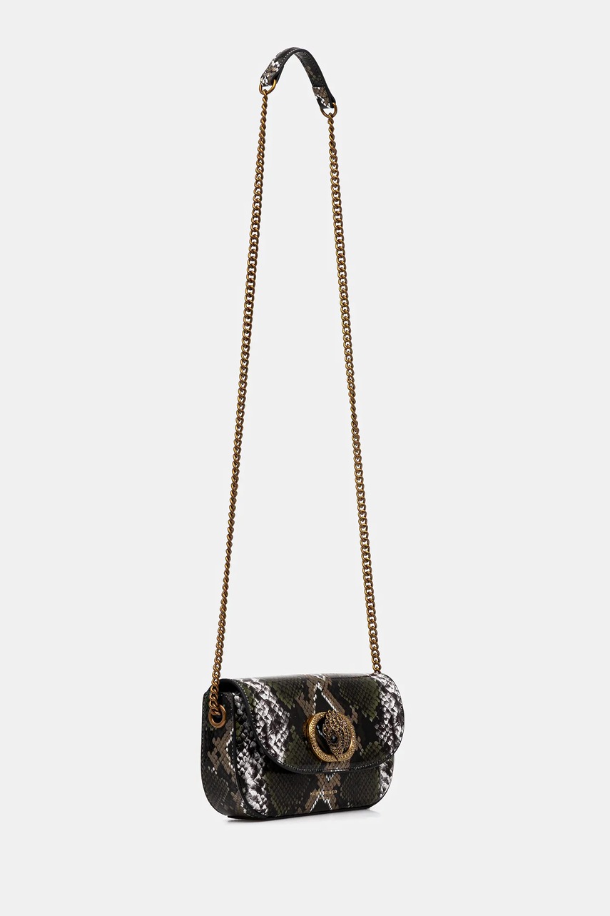 Кожаная сумочка Kurt Geiger London CHELSEA цвет зелёный 3591579719