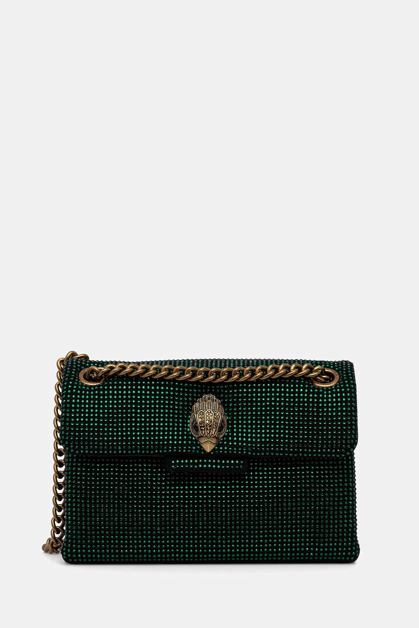 Levně Kabelka Kurt Geiger London MINI KENSINGTON zelená barva, 5018175609