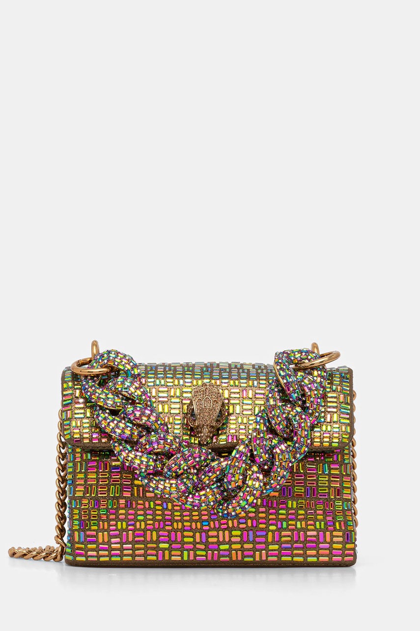 Levně Kabelka Kurt Geiger London MINI KENSINGTON zlatá barva, 5020066609