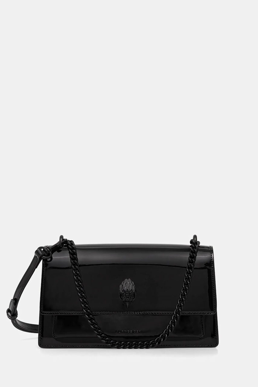 Kurt Geiger London poșetă de piele SHOREDITCH culoarea negru, 4998300309