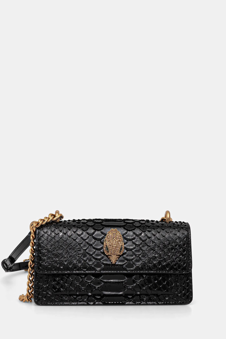 Kurt Geiger London poșetă de piele SHOREDITCH culoarea negru, 4998200719