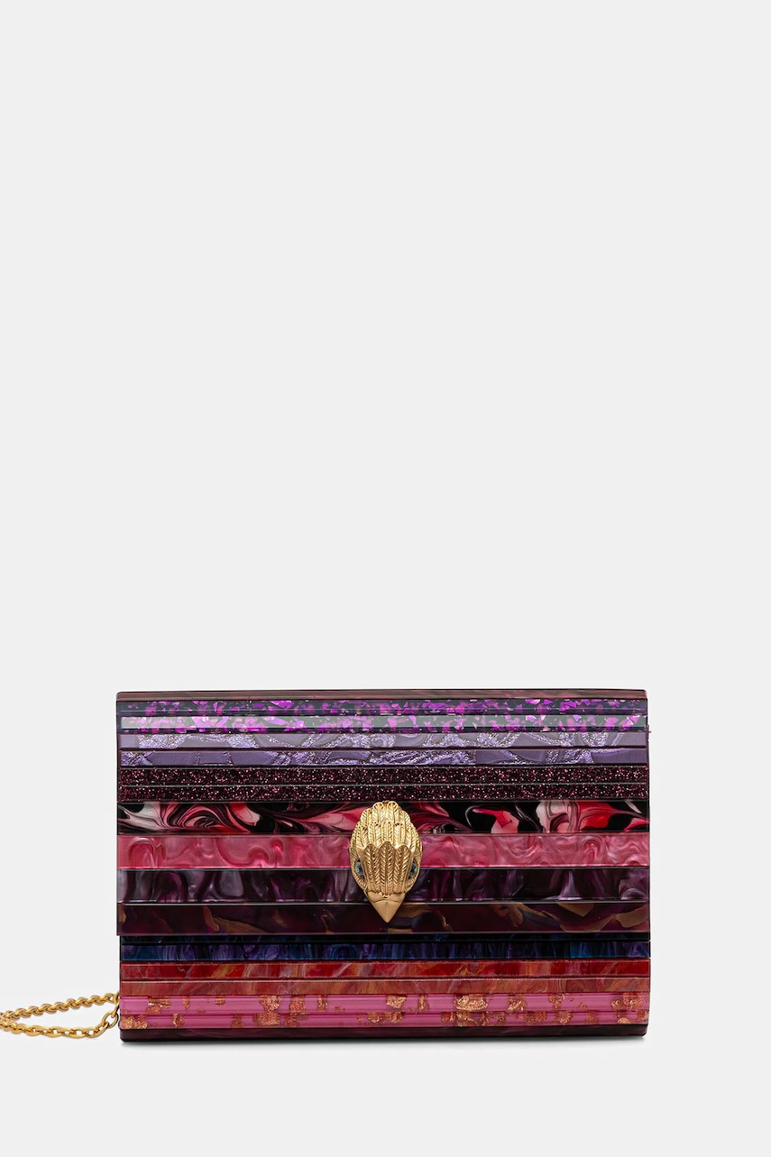 Kurt Geiger London poșetă PARTY EAGLE CLUTCH culoarea violet, 512757979