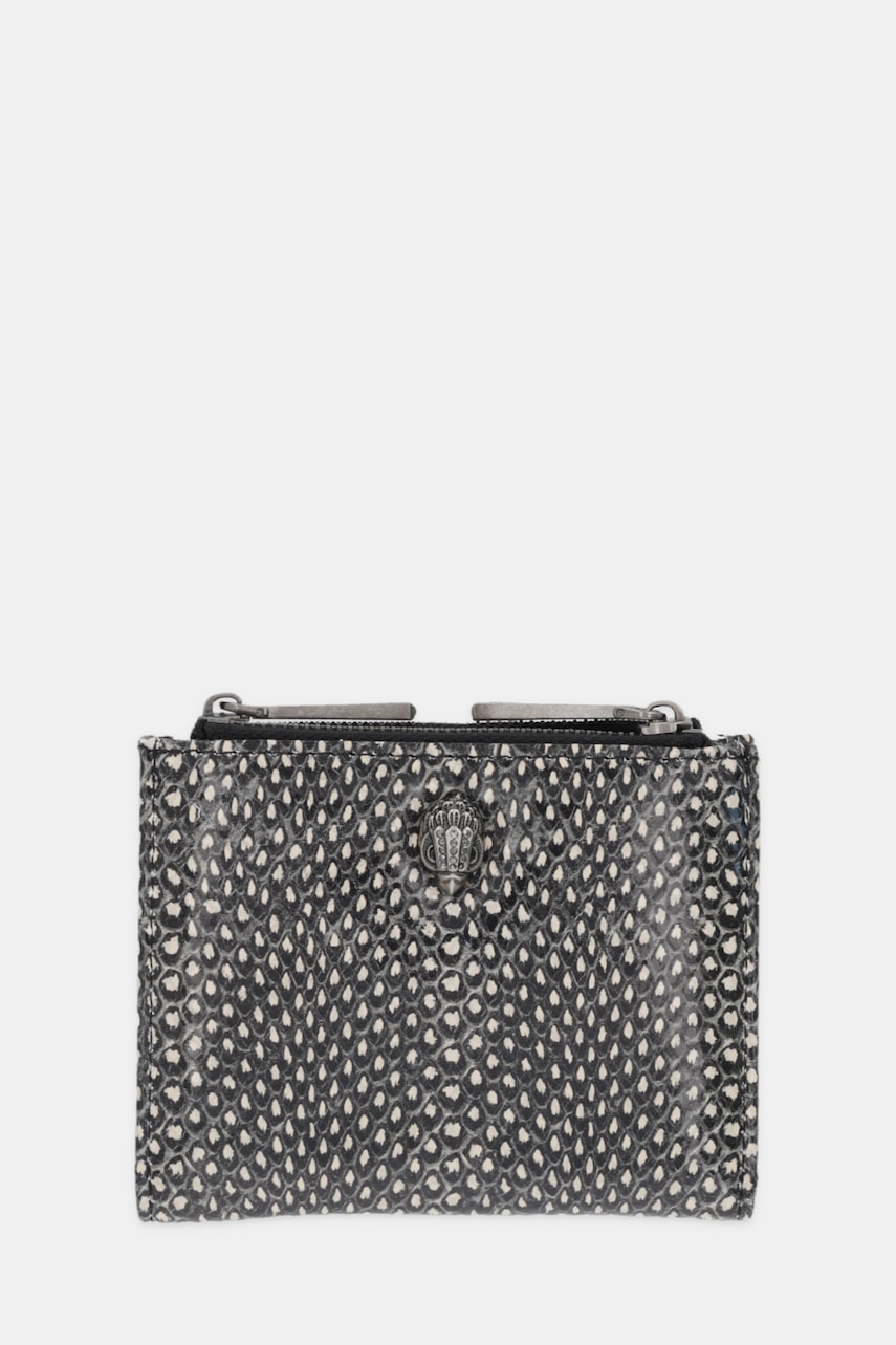 Kurt Geiger London portofel de piele MINI PURSE KENSINGTON culoarea negru, 4198701189