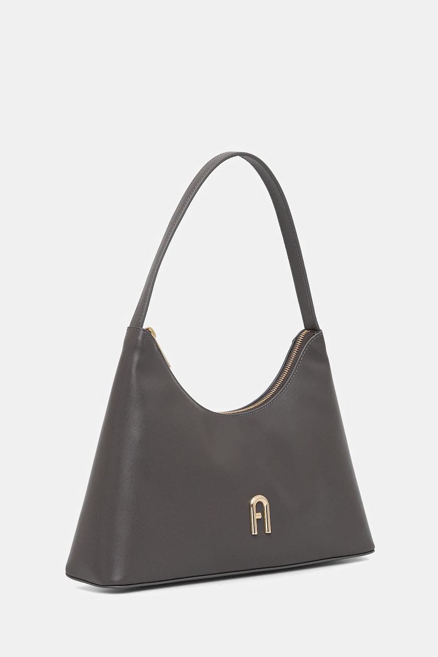 Кожаная сумочка Furla цвет серый WB00782.AX0733.4283S Кожаная сумочка Furla цвет серый WB00782.AX0733.4283S