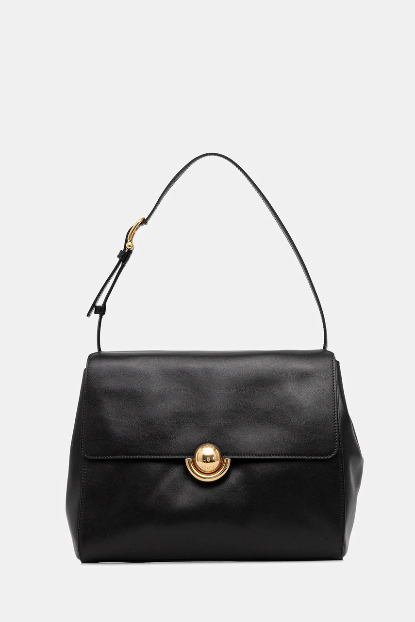 Levně Kožená kabelka Furla černá barva, WB01804.BX4185.O6000