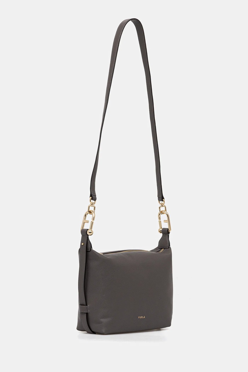 Кожаная сумочка Furla цвет серый WE00831.BX2045.4283S