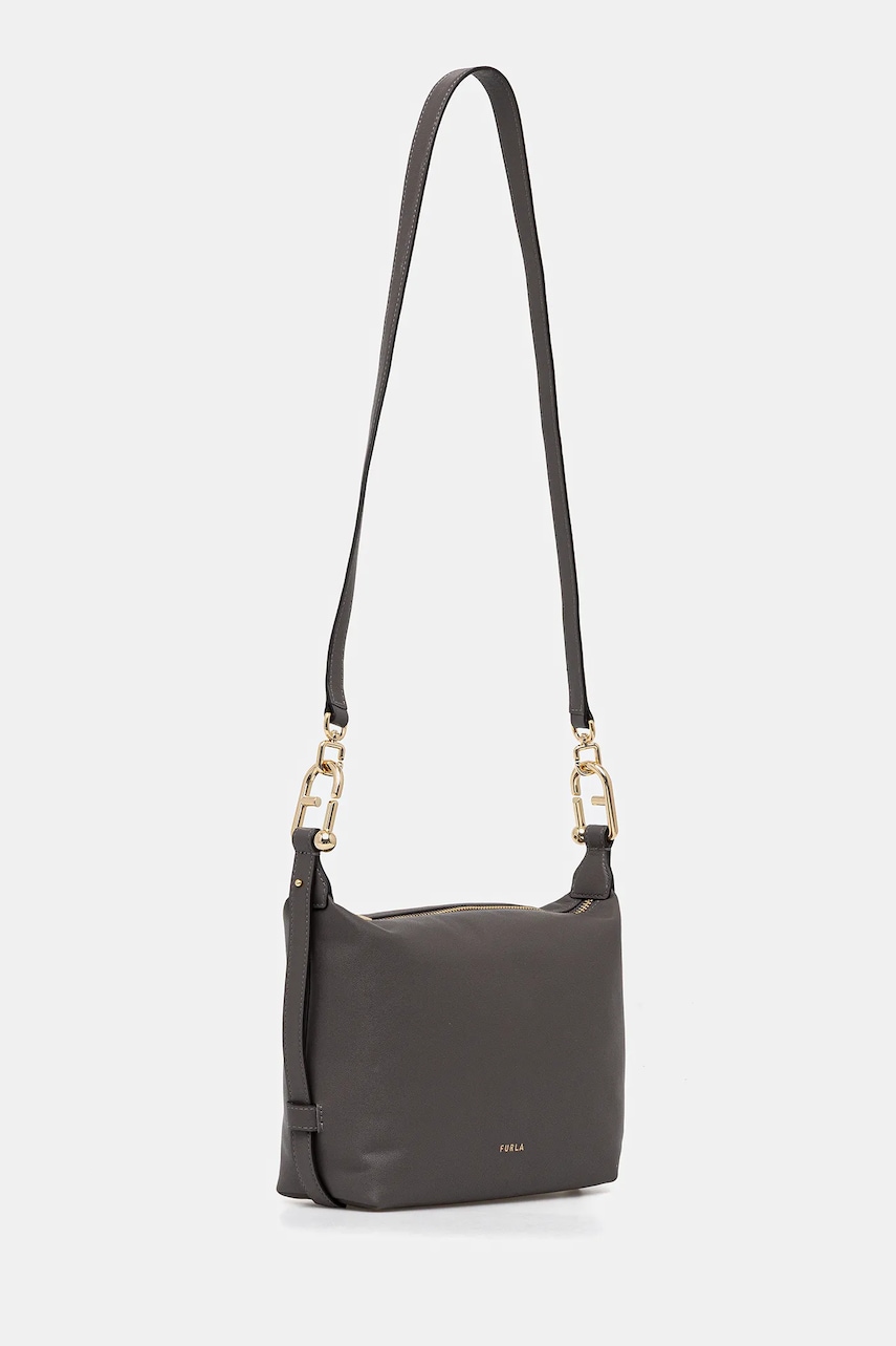 Кожаная сумочка Furla цвет серый WE00831.BX2045.4283S Кожаная сумочка Furla цвет серый WE00831.BX2045.4283S