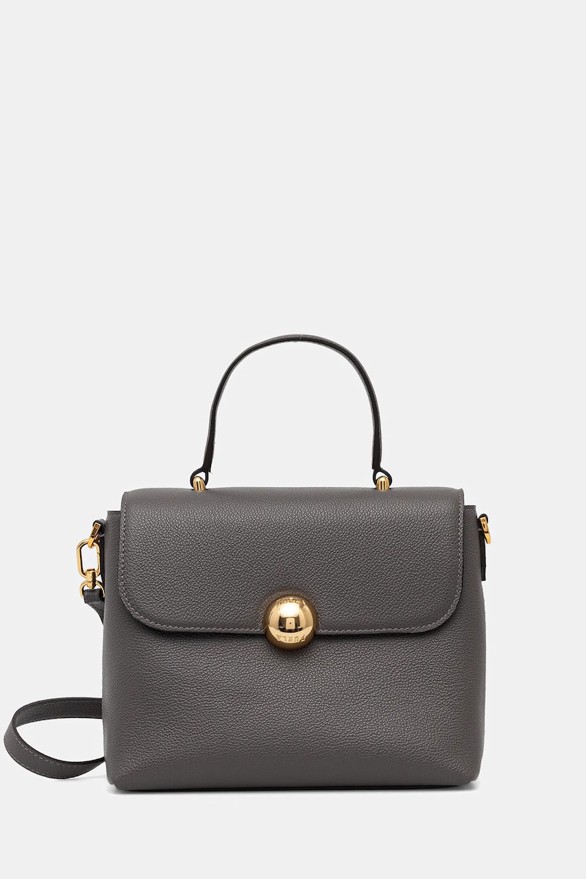 Furla poșetă de piele culoarea gri, WB01882.BX3036.4283S