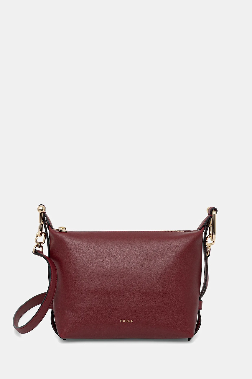 Furla geantă de piele culoarea bordo, WE00831.BX2045.0053S