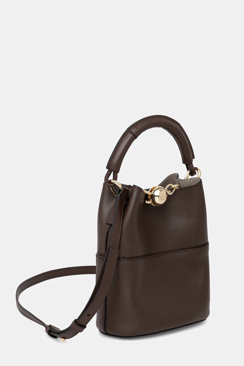 Кожаная сумочка Furla цвет коричневый WE00832.BX3169.4290S Кожаная сумочка Furla цвет коричневый WE00832.BX3169.4290S