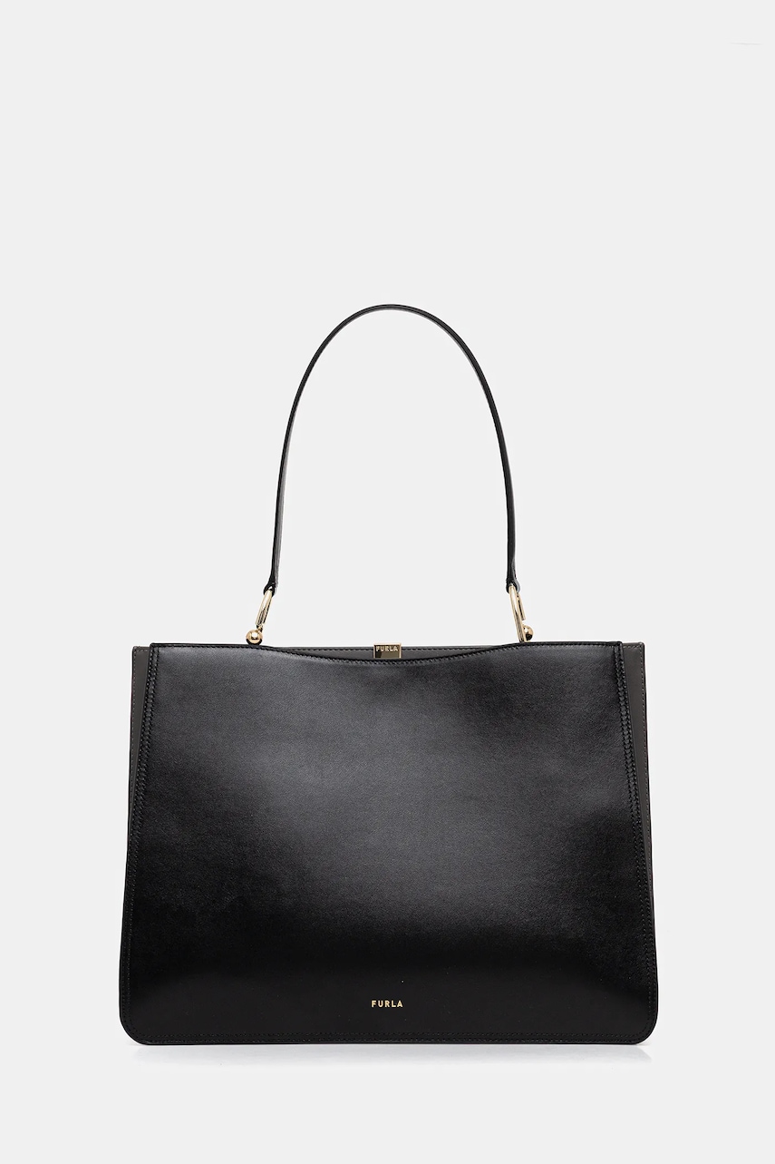 Furla poșetă de piele culoarea negru, WB01803.BX4253.4427S